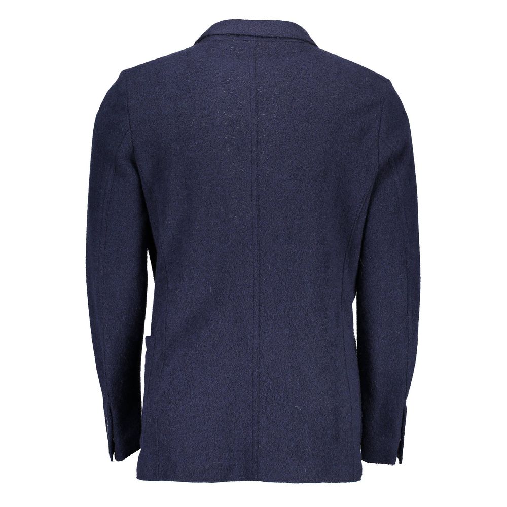 Gant Blaue Wolle Männer Jacke