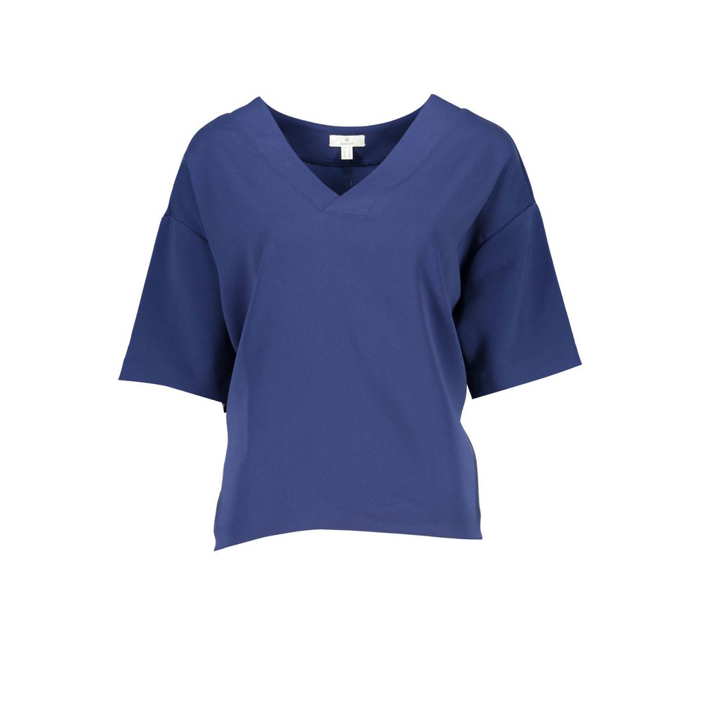 Gant women's cotton T-shirt in blue