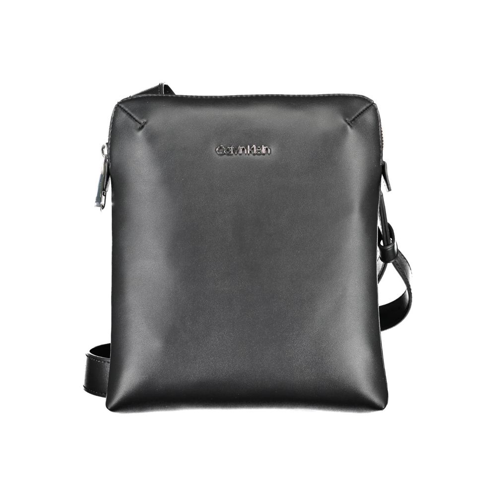 Calvin Klein Black Polyester Men's Shoulder Bag