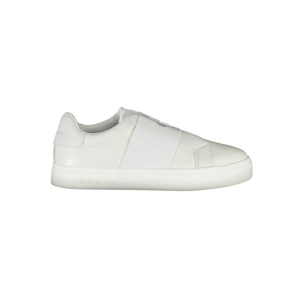 Calvin Klein White Leather Women's Sneakers