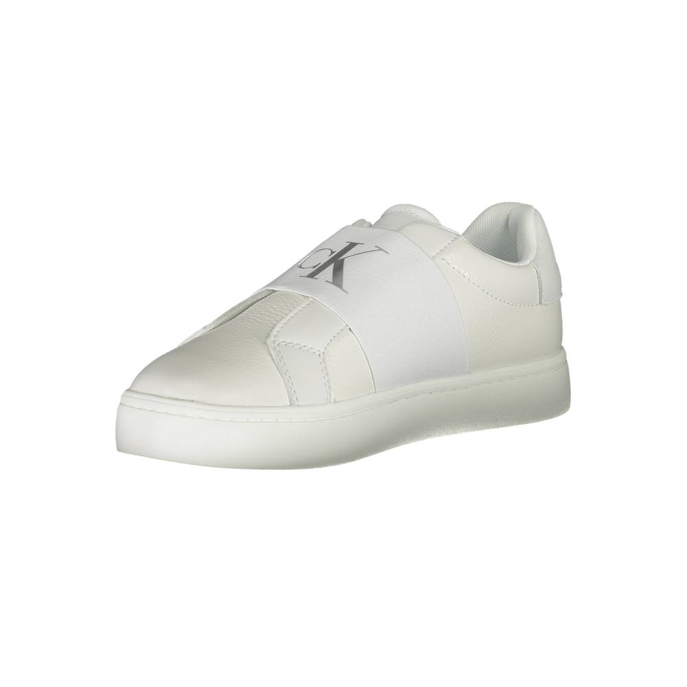 Calvin Klein White Leather Women's Sneakers