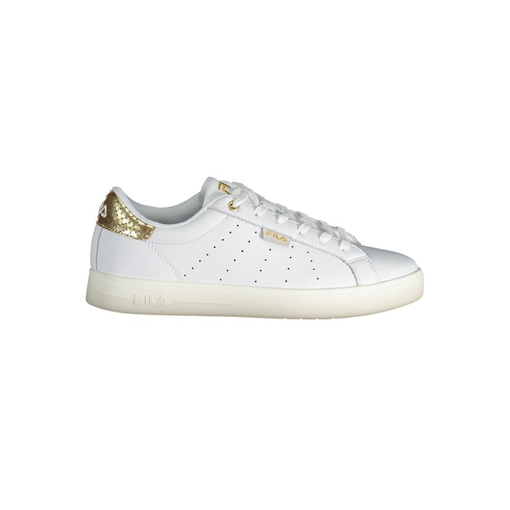 Fila White Leather Women's Sneakers