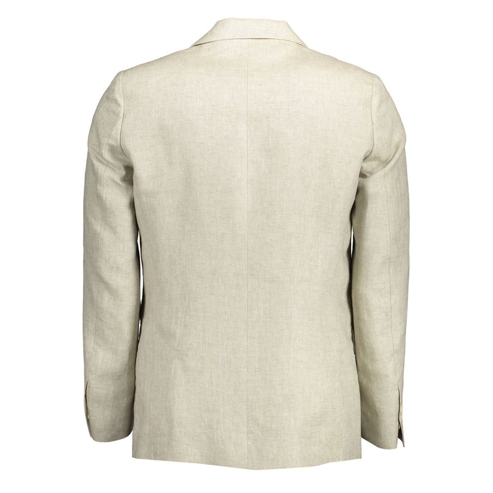 Gant Beige Leinen Herren Jacke