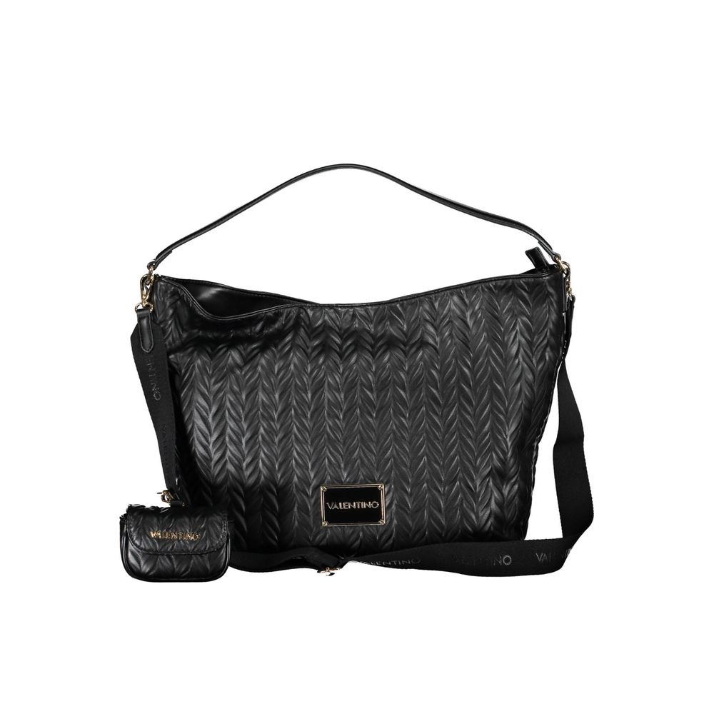 Mario Valentino Schwarze Polyethylen-Handtasche