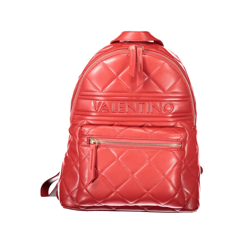 Mario Valentino Roter Polyethylen-Rucksack für Frauen