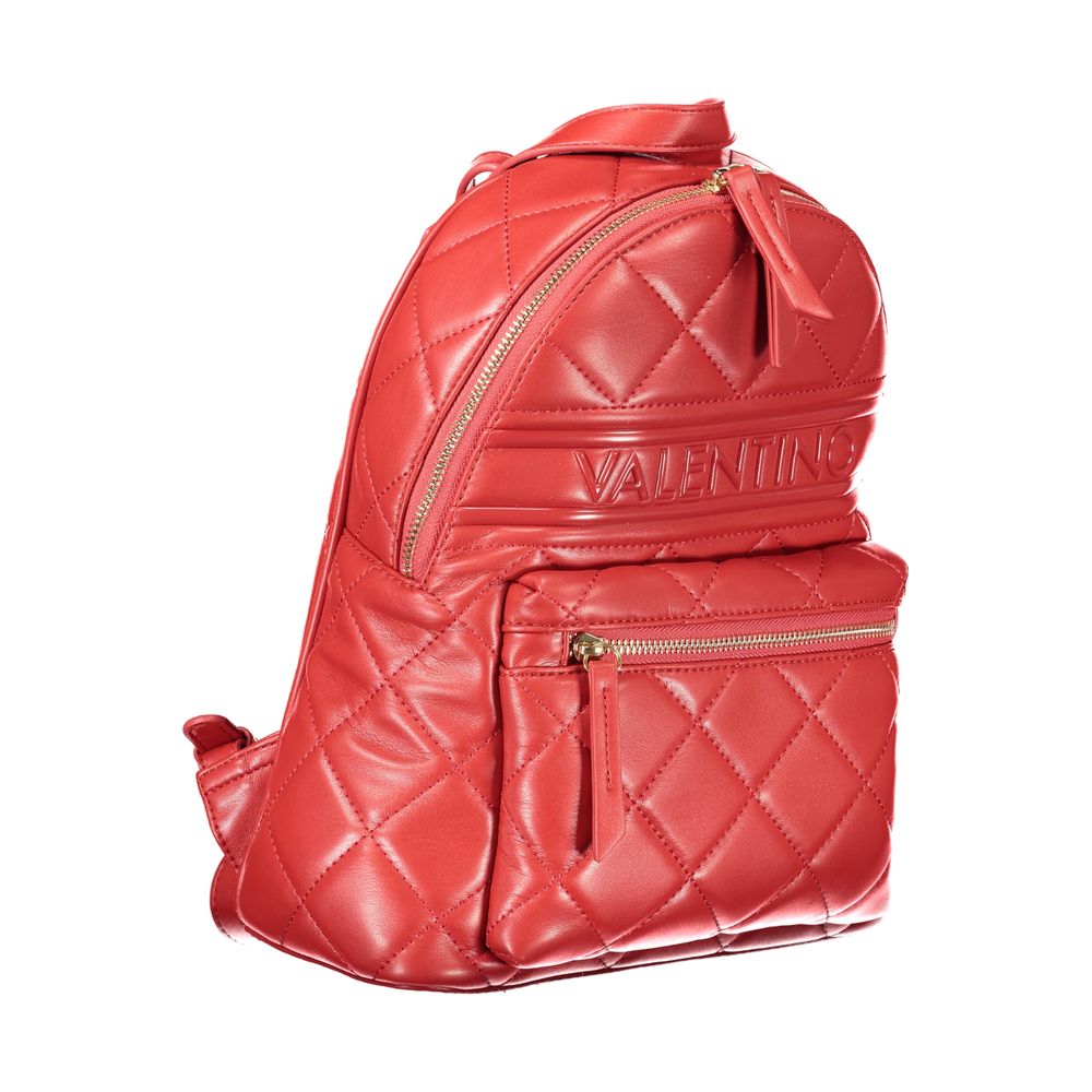 Mario Valentino Roter Polyethylen-Rucksack für Frauen