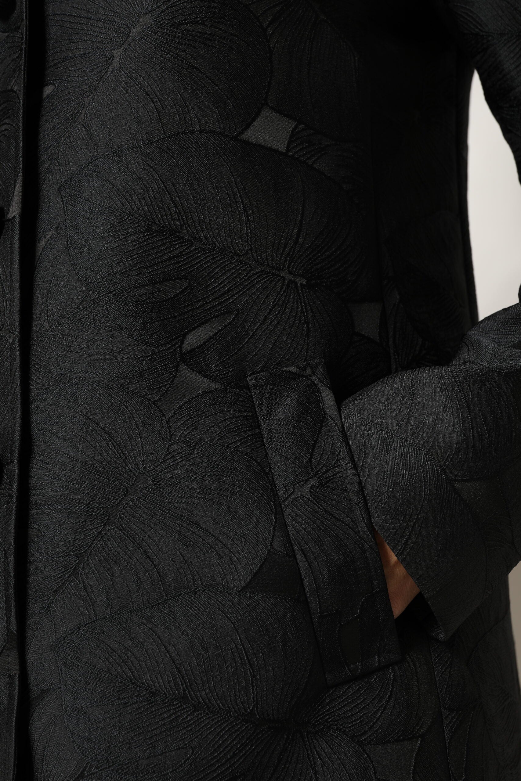 Dolce & Gabbana Schwarzer einreihiger Trenchcoat Jacke