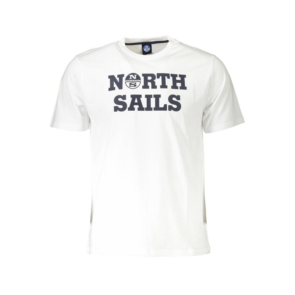 North Sails Weißes Baumwolle Männer TShirt