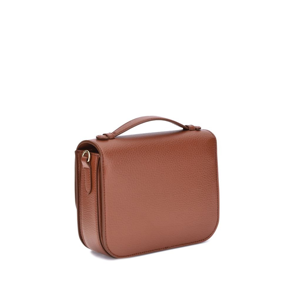 Stella McCartney Braune Schultertasche aus anderen Fasern