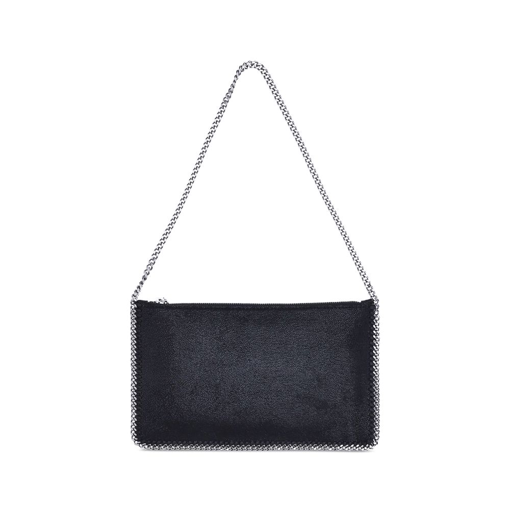 Stella McCartney Schultertasche aus schwarzem Polyethylen