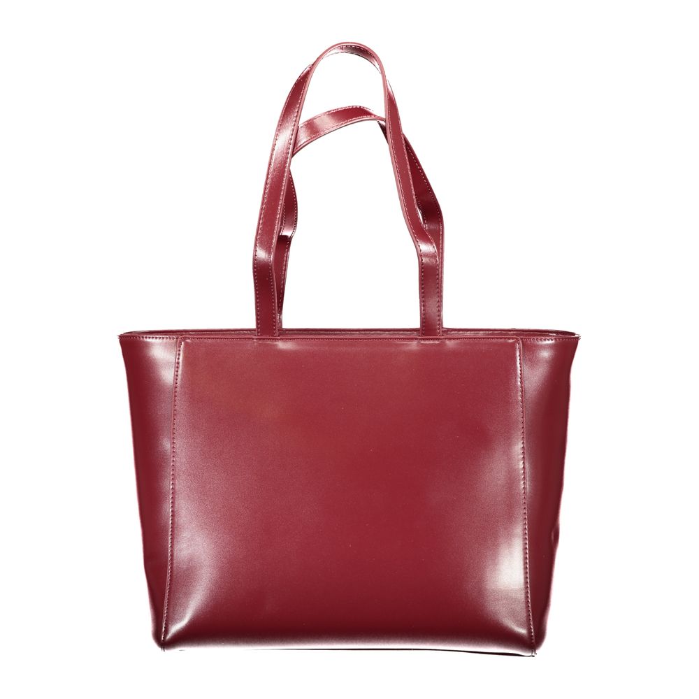Mario Valentino Rote Polyethylen Frauen Handtasche