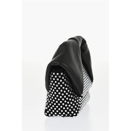 J.W.Anderson Lederhandtasche MIDI TWISTER mit Strasssteinen verziert