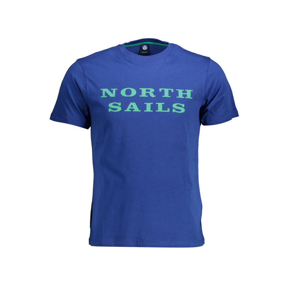 North Sails Blau Baumwolle Männer T-Shirt