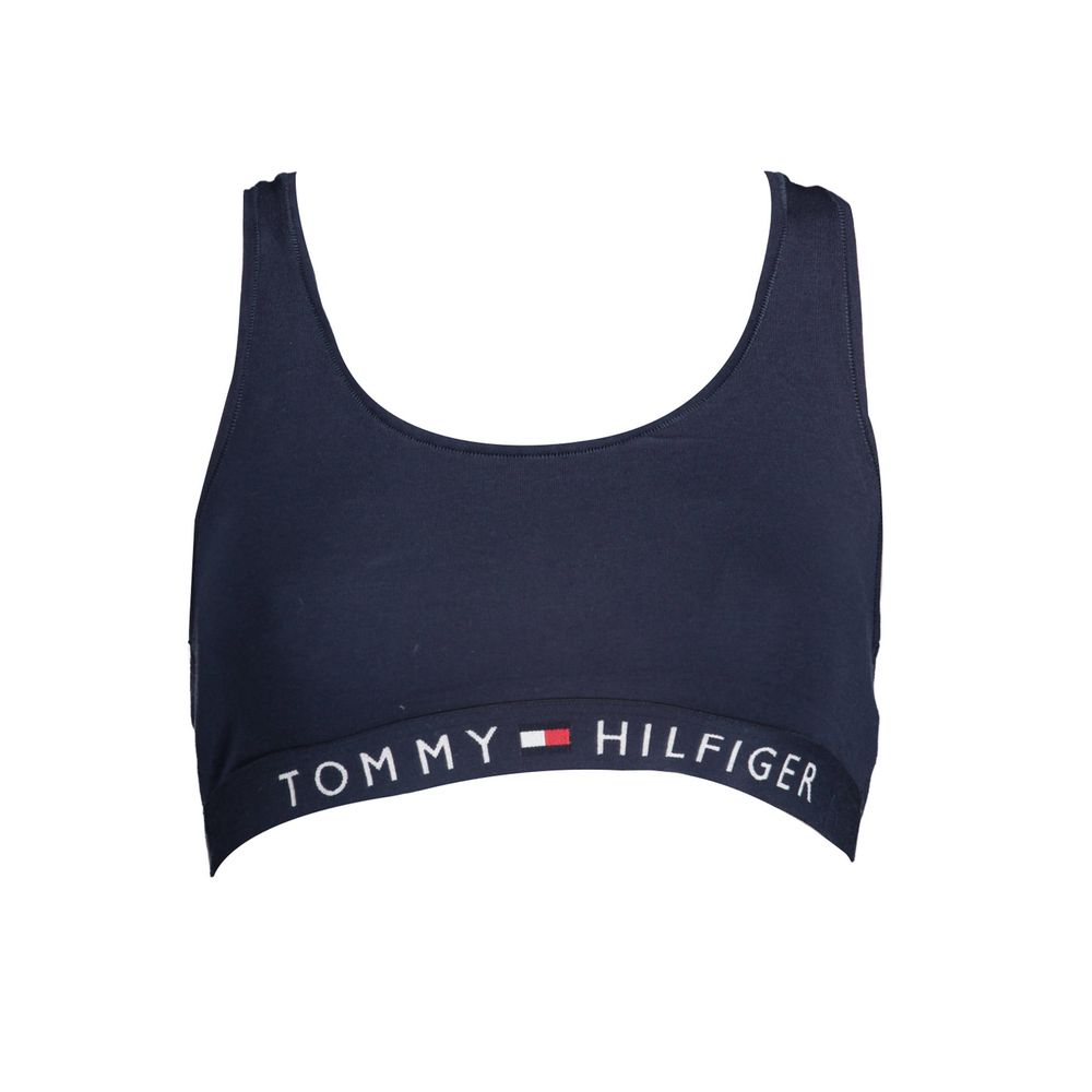 Tommy Hilfiger Blue Cotton Women's Sports Bra
