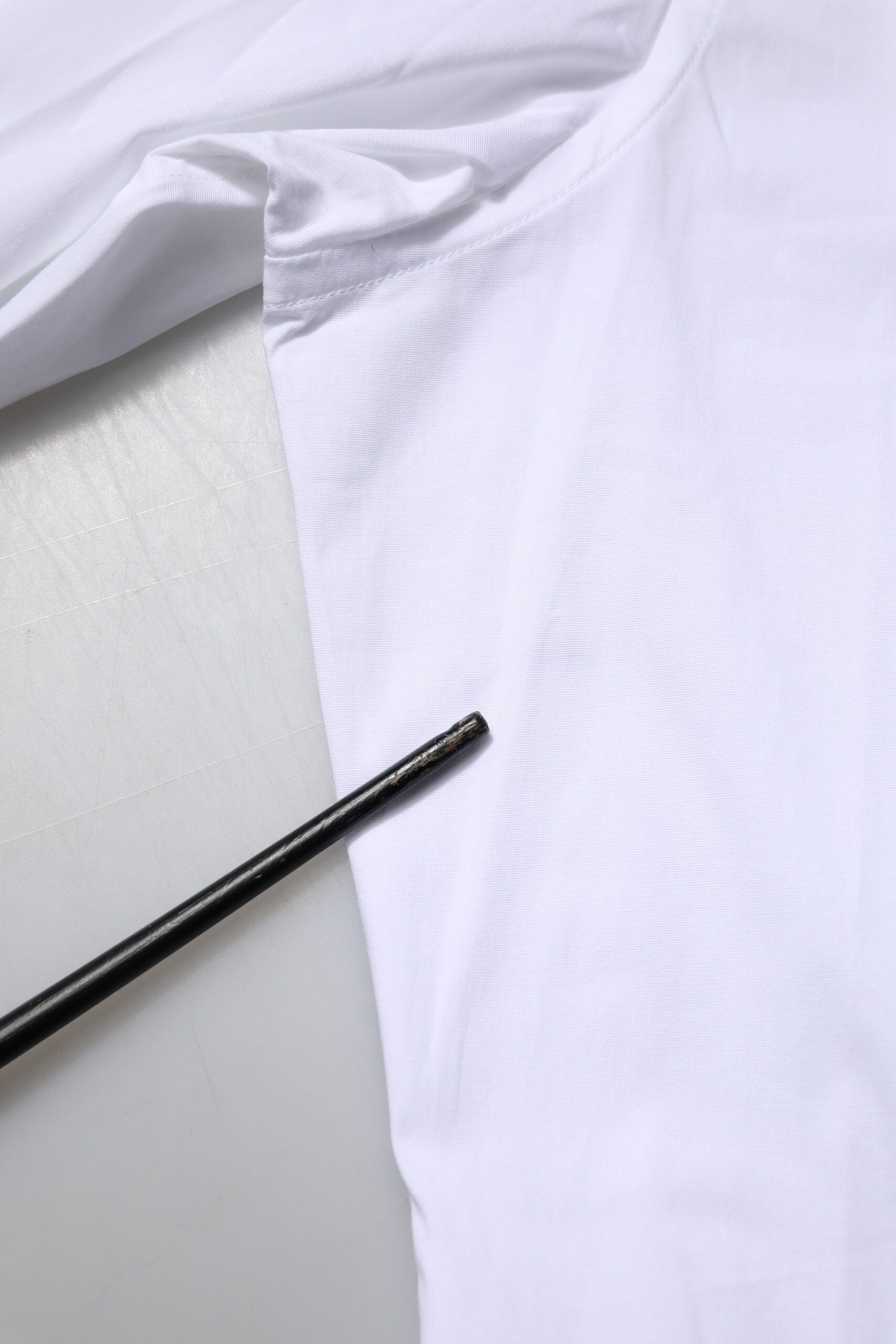 Dolce & Gabbana Weißes Baumwollhemd mit langen Ärmeln GOLD Formelles Hemd