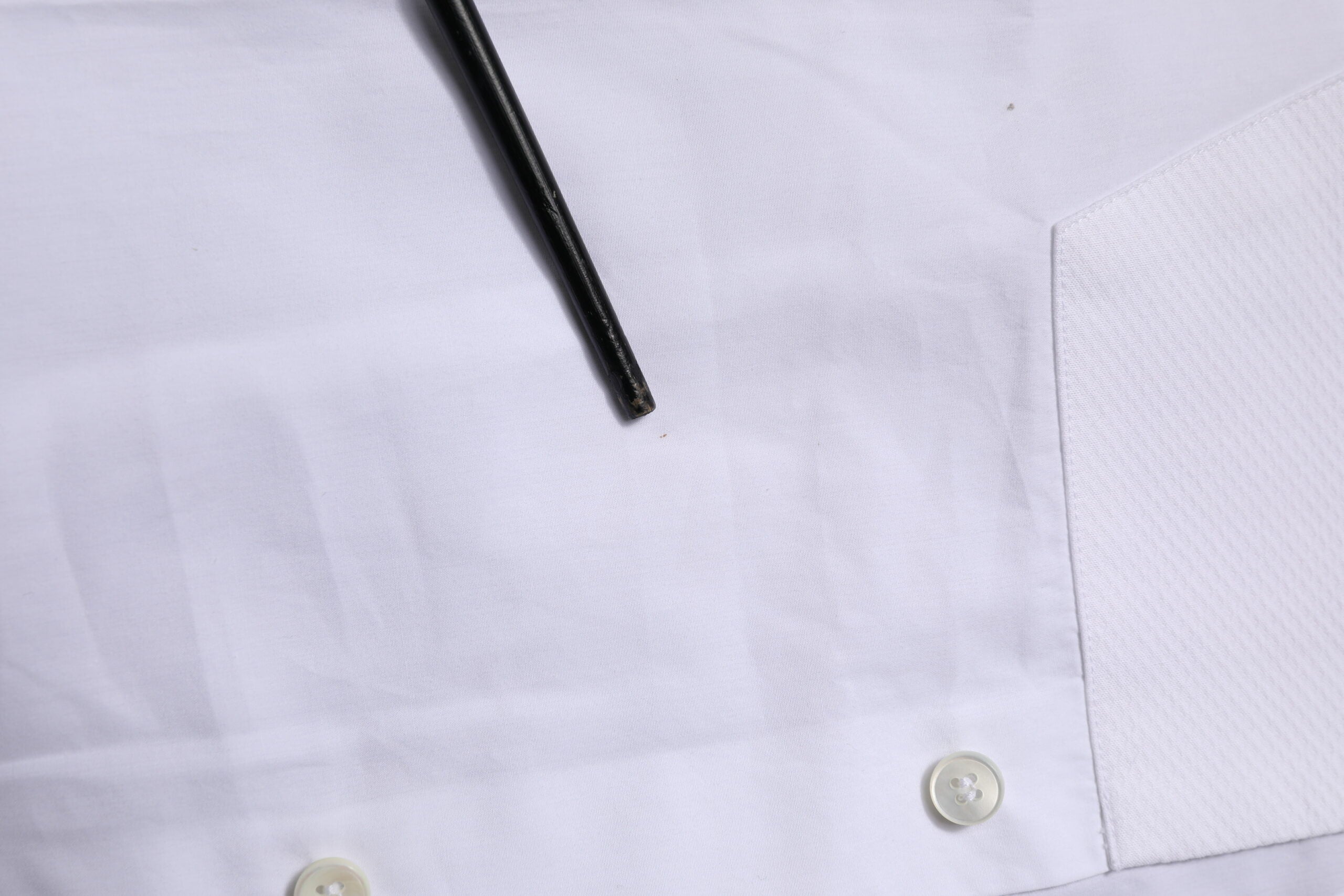 Dolce & Gabbana Weißes Lätzchen Baumwoll-Popeline GOLD Formelles Hemd