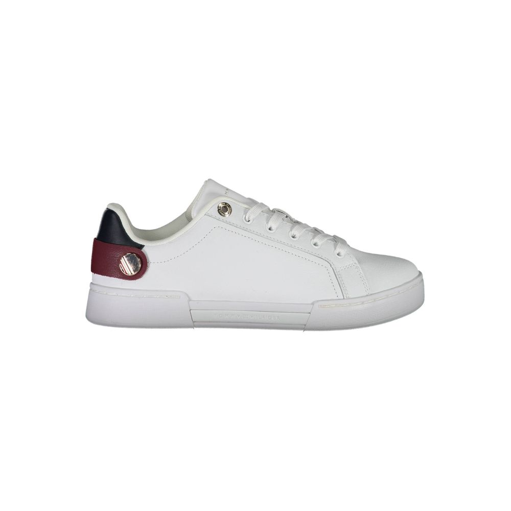 Tommy Hilfiger White Polyethylene Women's Sneakers