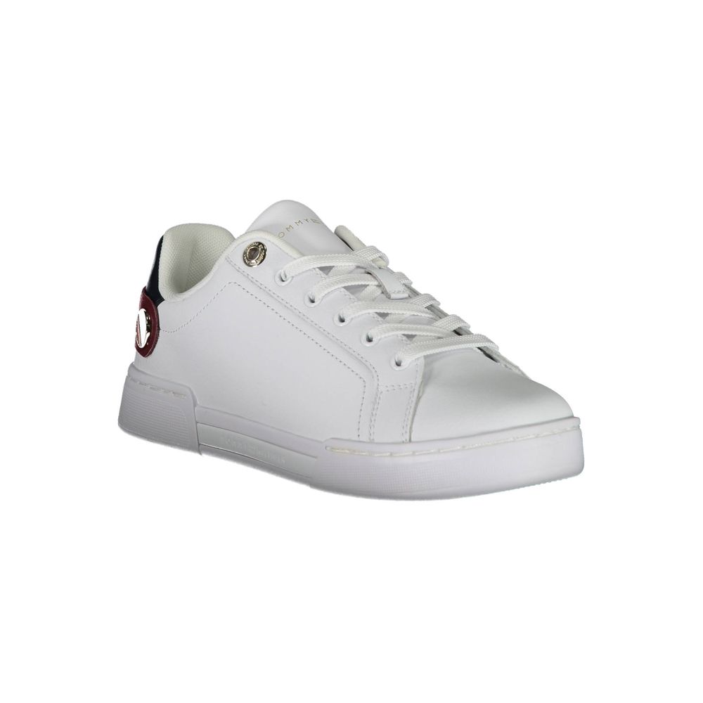 Tommy Hilfiger White Polyethylene Women's Sneakers