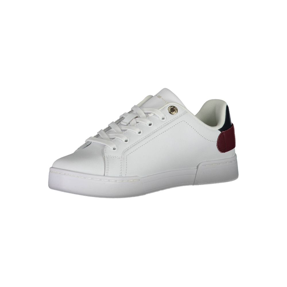 Tommy Hilfiger White Polyethylene Women's Sneakers