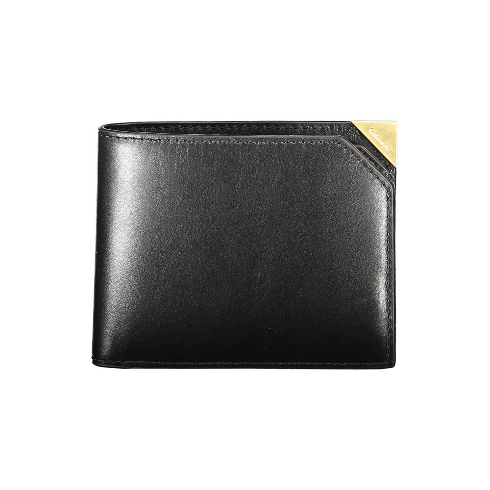 Calvin Klein "Black Leather Wallet for Men"
