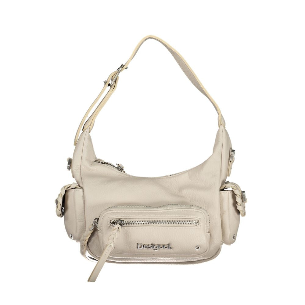 Desigual Handtasche aus weißem Polyethylen