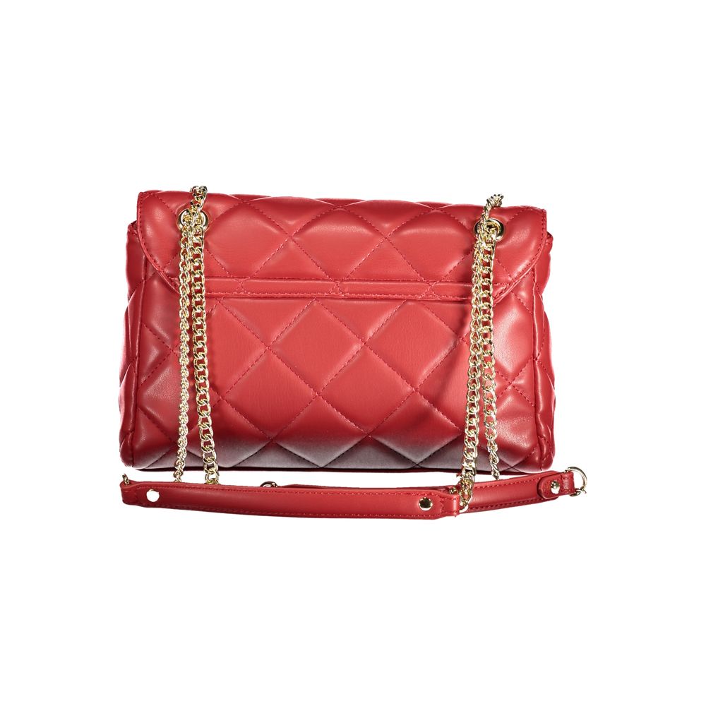Mario Valentino Rote Polyethylen-Handtasche