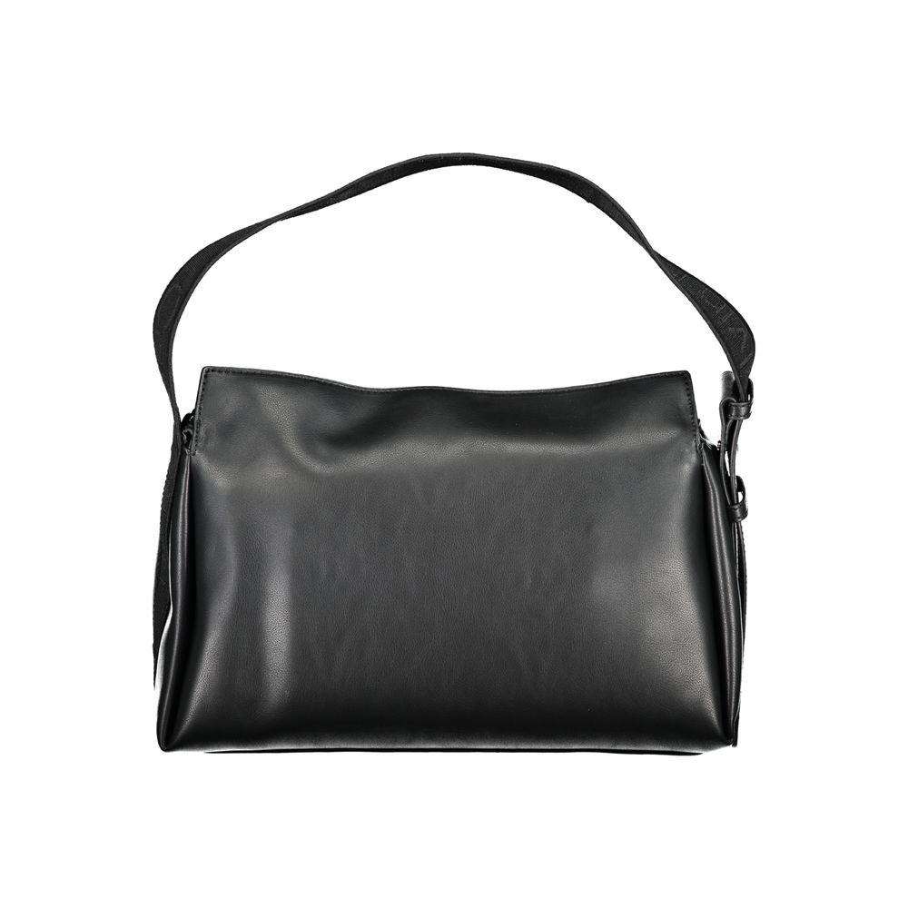 Calvin Klein Schwarze Polyester Handtasche