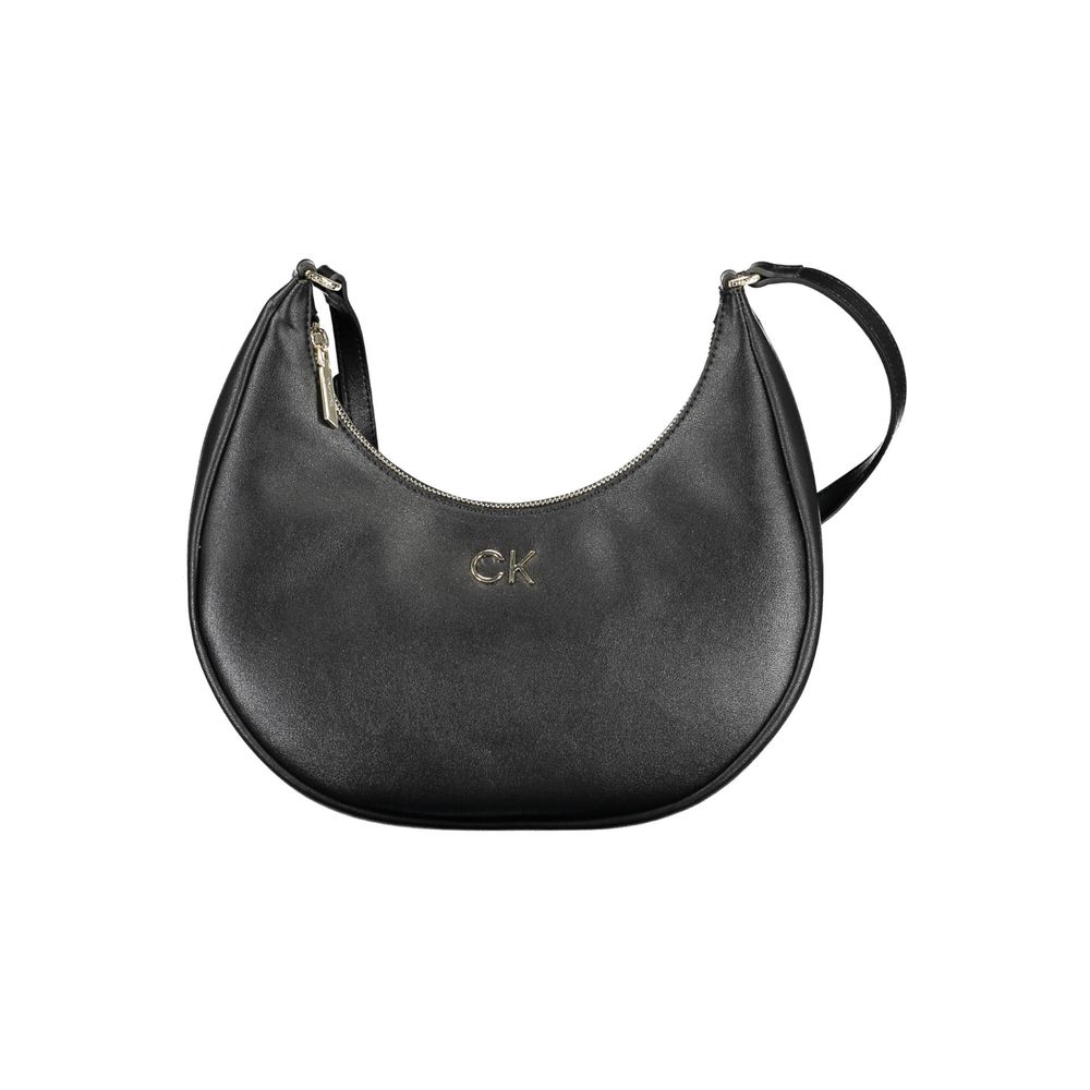 Calvin Klein Schwarz Recyceltes Polyester Damen Handtasche
