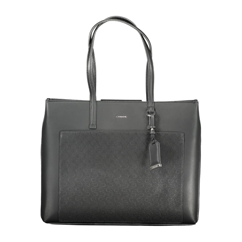 Calvin Klein Schwarz Polyester Frauen Handtasche