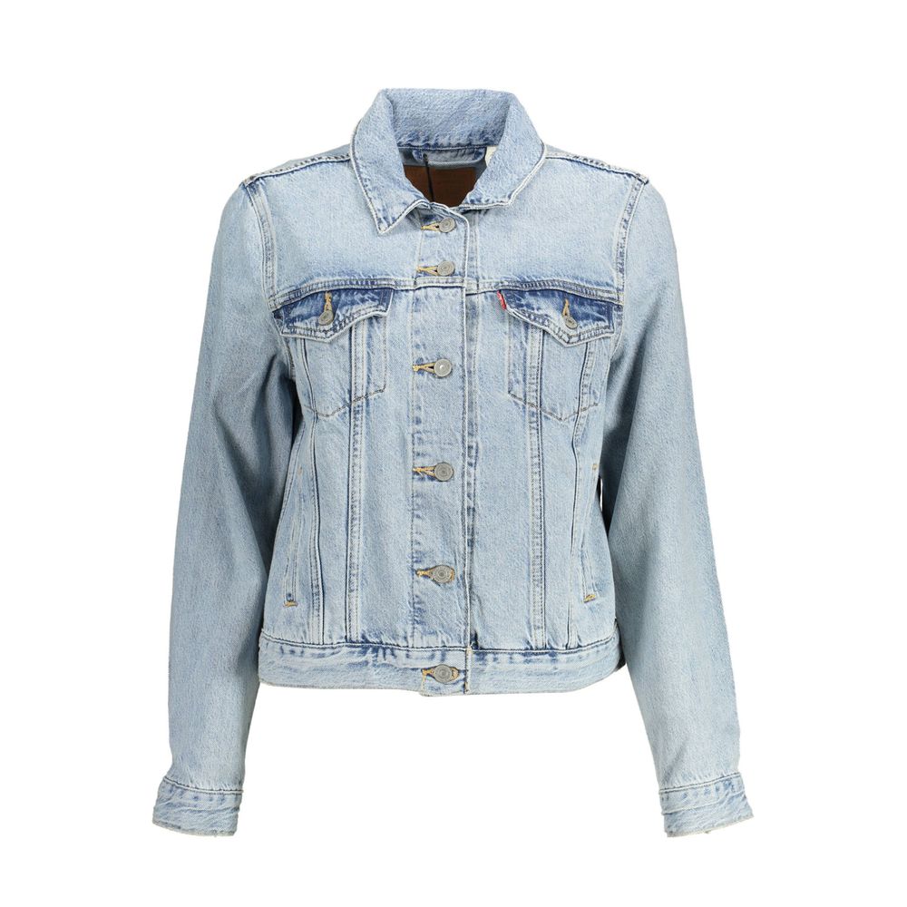 Levi's Light Blue Cotton Women's Jacket