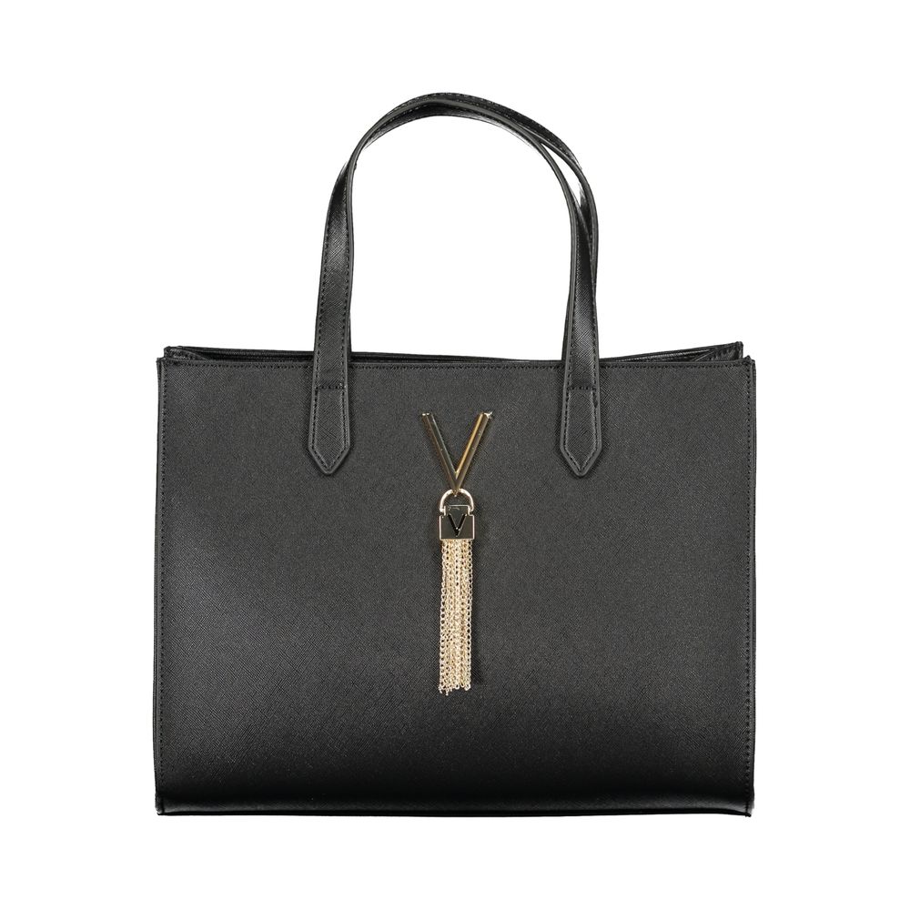 Mario Valentino Schwarze Polyethylen-Handtasche