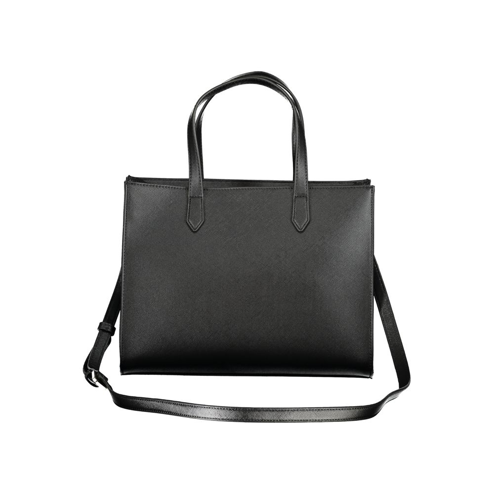 Mario Valentino Schwarze Polyethylen-Handtasche