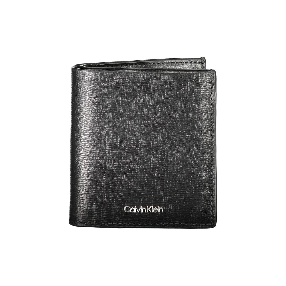 Calvin Klein Black Leather Men's Wallet