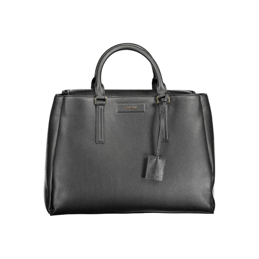 Calvin Klein Schwarz Recyceltes Polyester Damen Handtasche