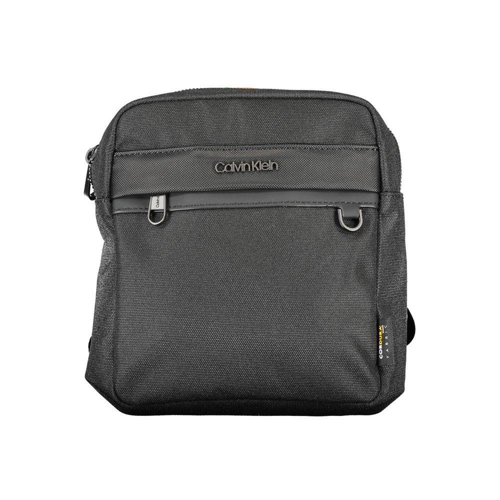 Calvin Klein Black Polyester Men's Shoulder Bag