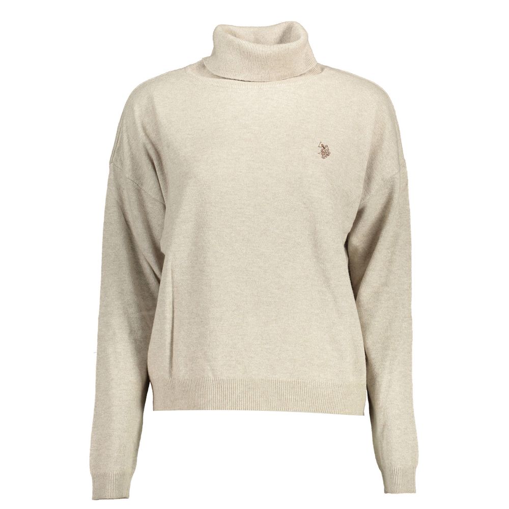 US POLO ASSN. Women's beige wool sweater