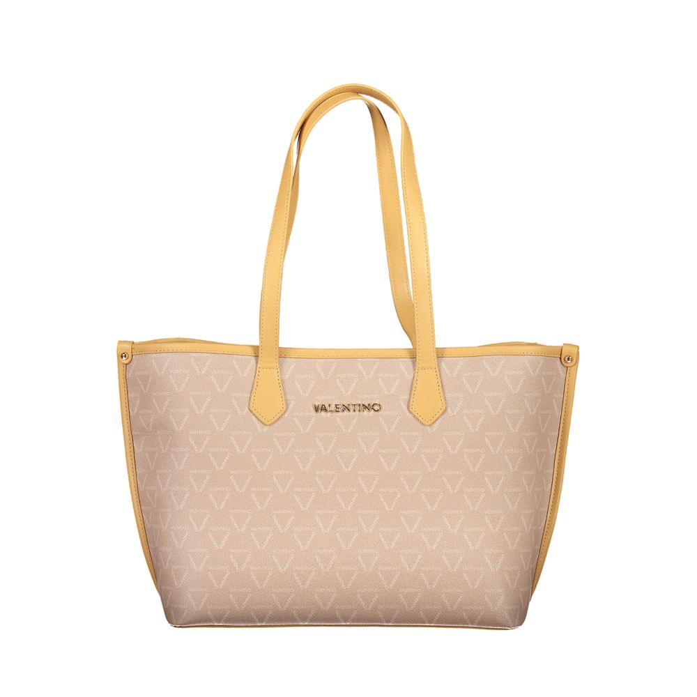 Mario Valentino Beige Polyethylen Frauen Handtasche