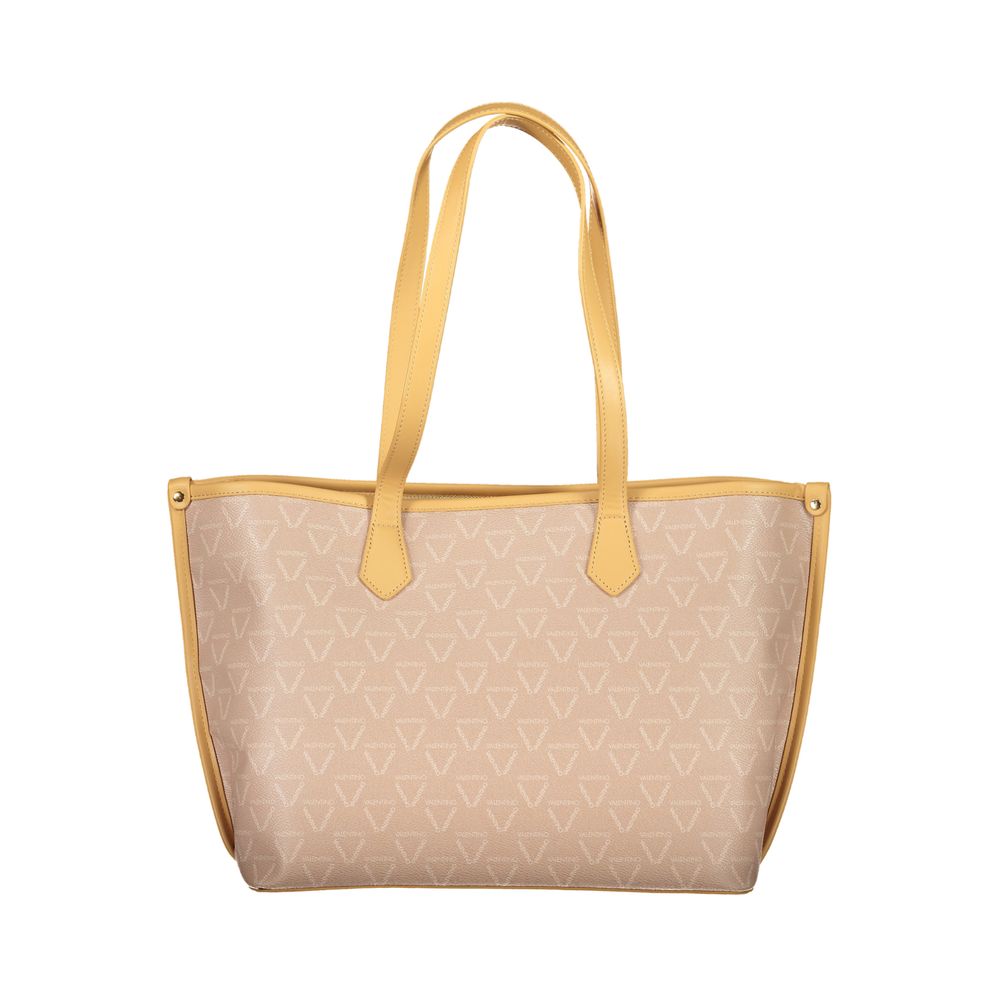 Mario Valentino Beige Polyethylen Frauen Handtasche