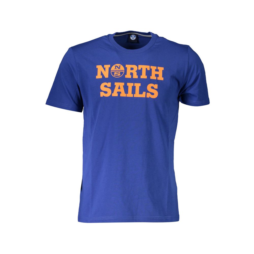 North Sails Blau Baumwolle Männer T-Shirt