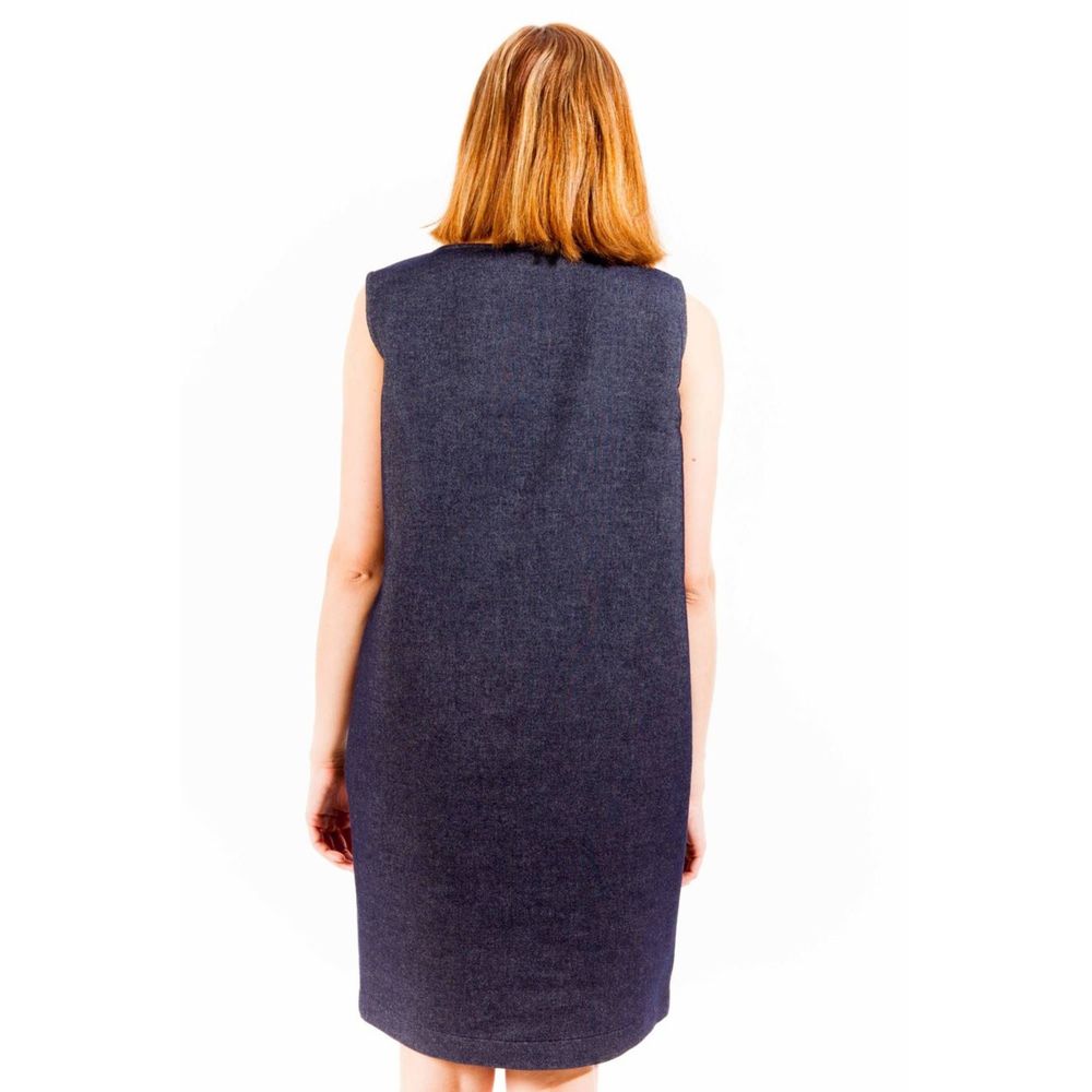 Love Moschino Blue Cotton Dress for Women