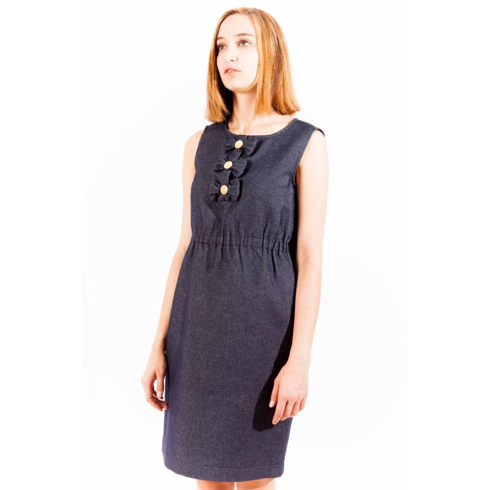 Love Moschino Blue Cotton Dress for Women