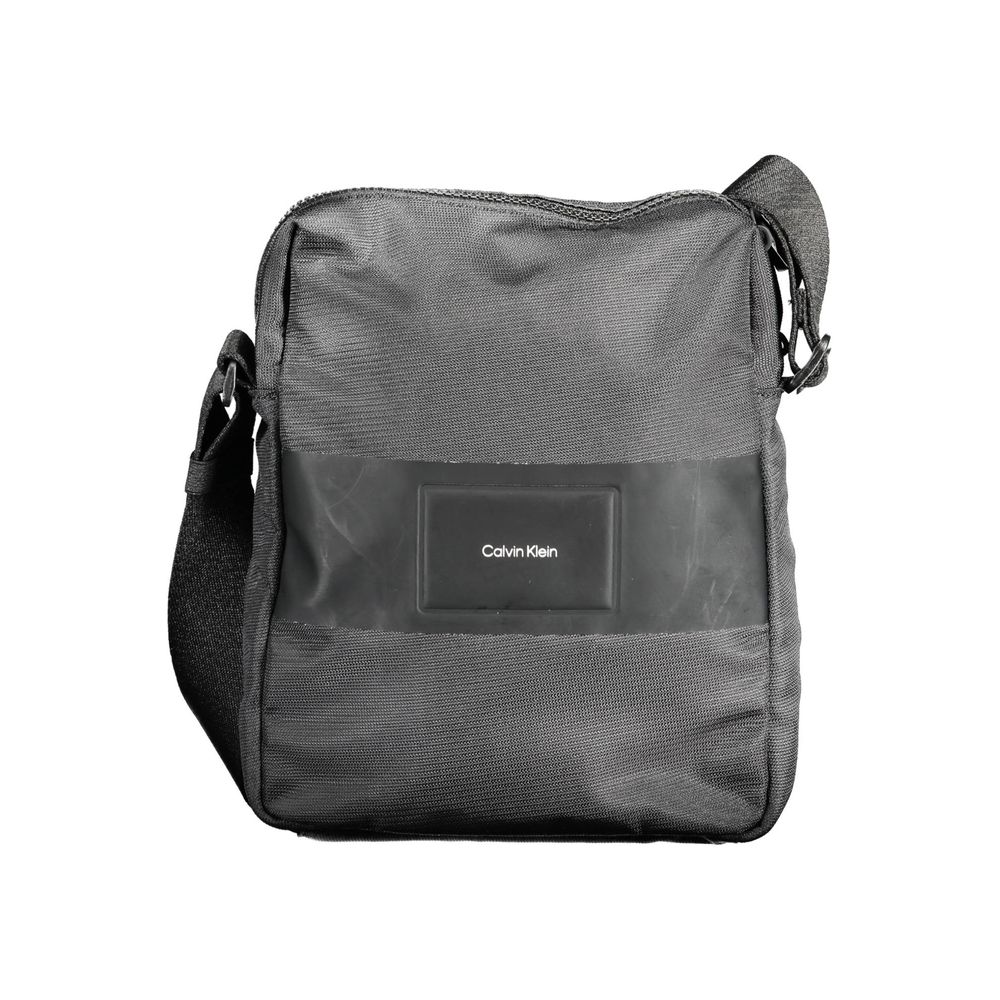 Calvin Klein Black Polyester Men's Shoulder Bag