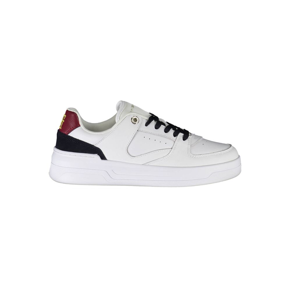 Tommy Hilfiger White Leather Women's Sneakers