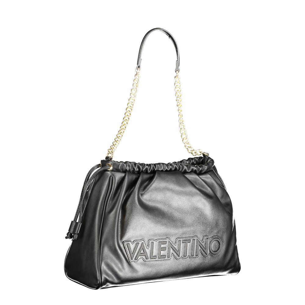 Mario Valentino Schwarze Polyethylen-Handtasche