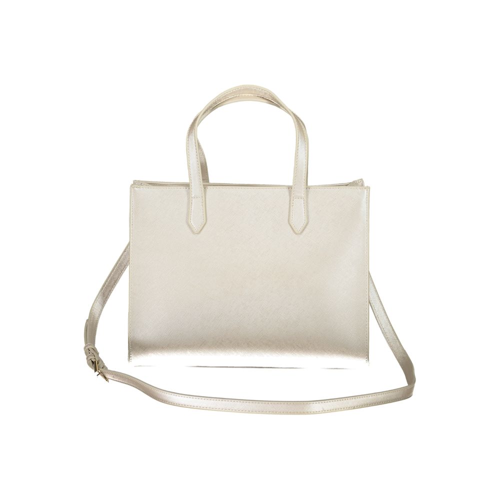 Mario Valentino Graue Polyethylen-Handtasche