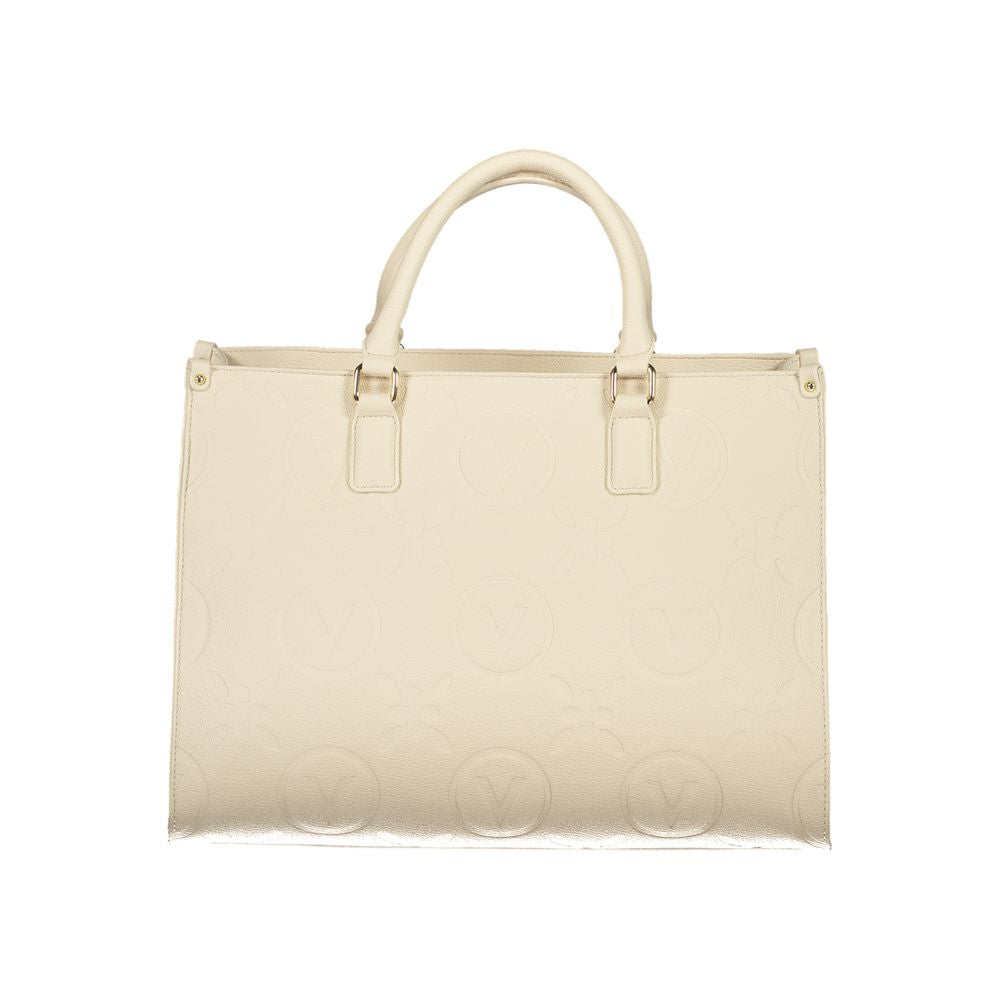 Mario Valentino Beige Polyethylen Frauen Handtasche