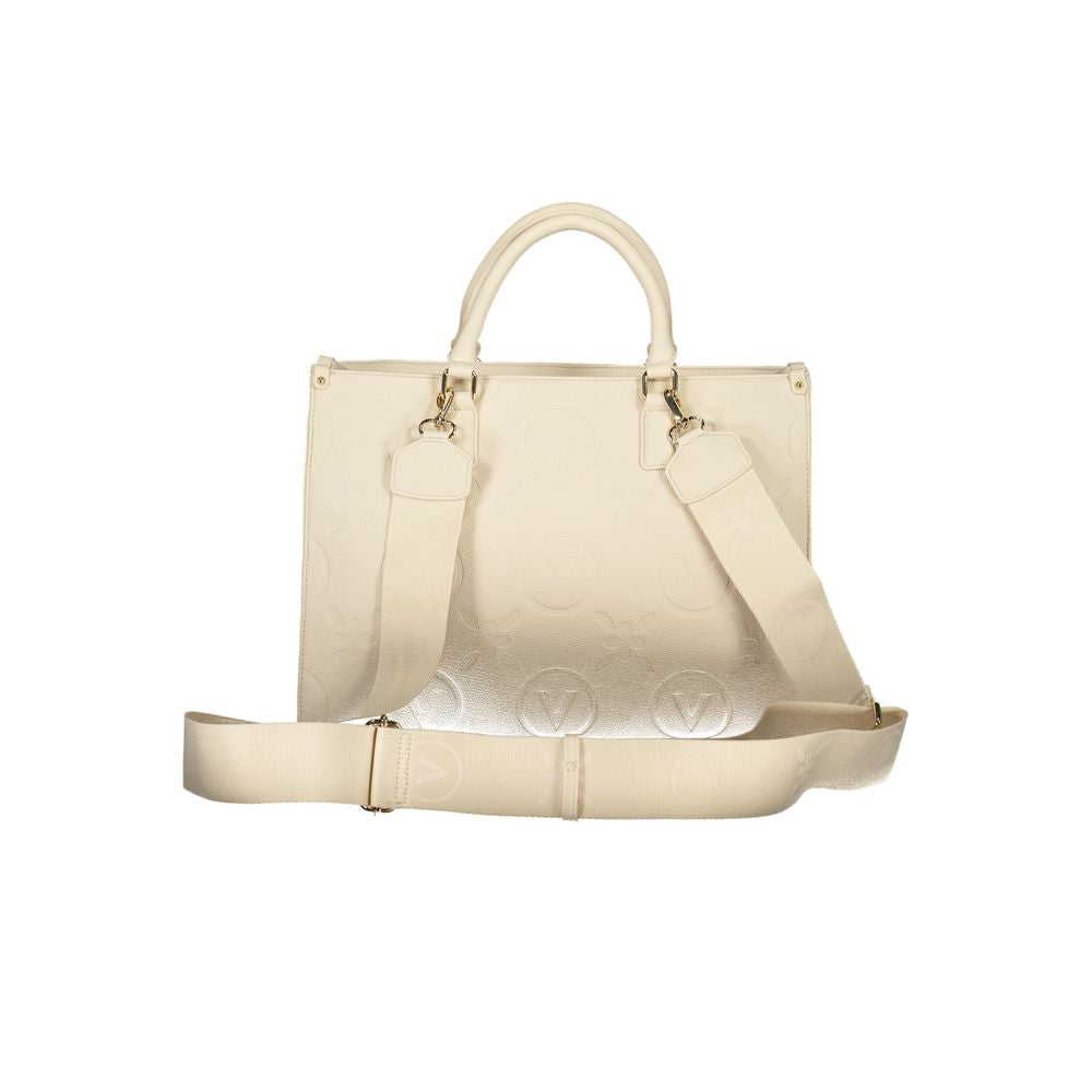 Mario Valentino Beige Polyethylen Frauen Handtasche