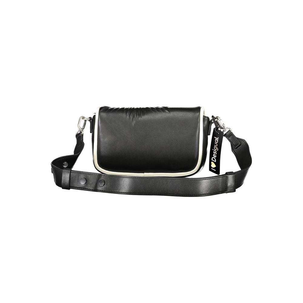 Desigual Schwarze Polyethylen-Handtasche