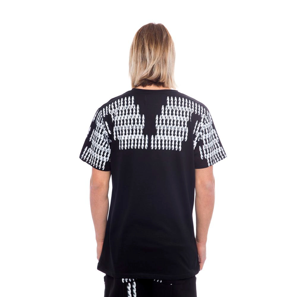 Nicolo Tonetto Black Cotton T-Shirt for Men