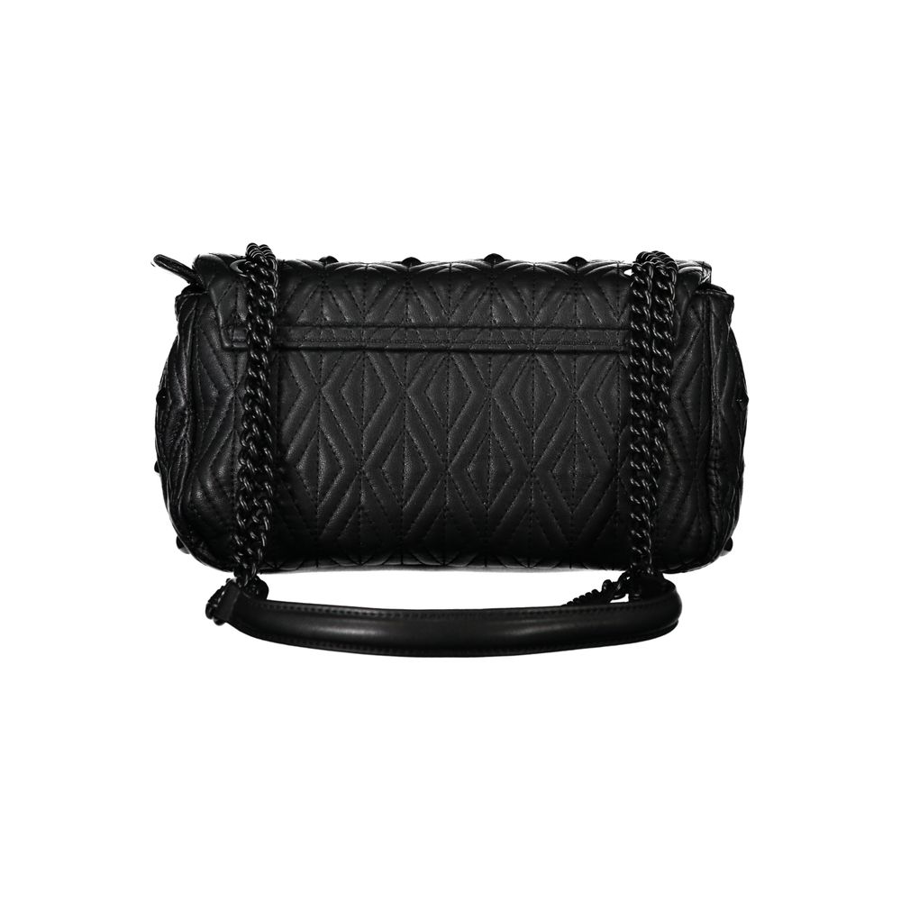 Mario Valentino Schwarze Polyester Handtasche
